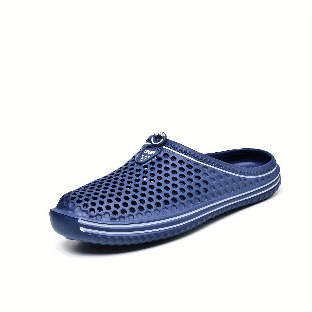 Men's trendy clogs for outdoor events, breathable water shoes with non-slip soles.