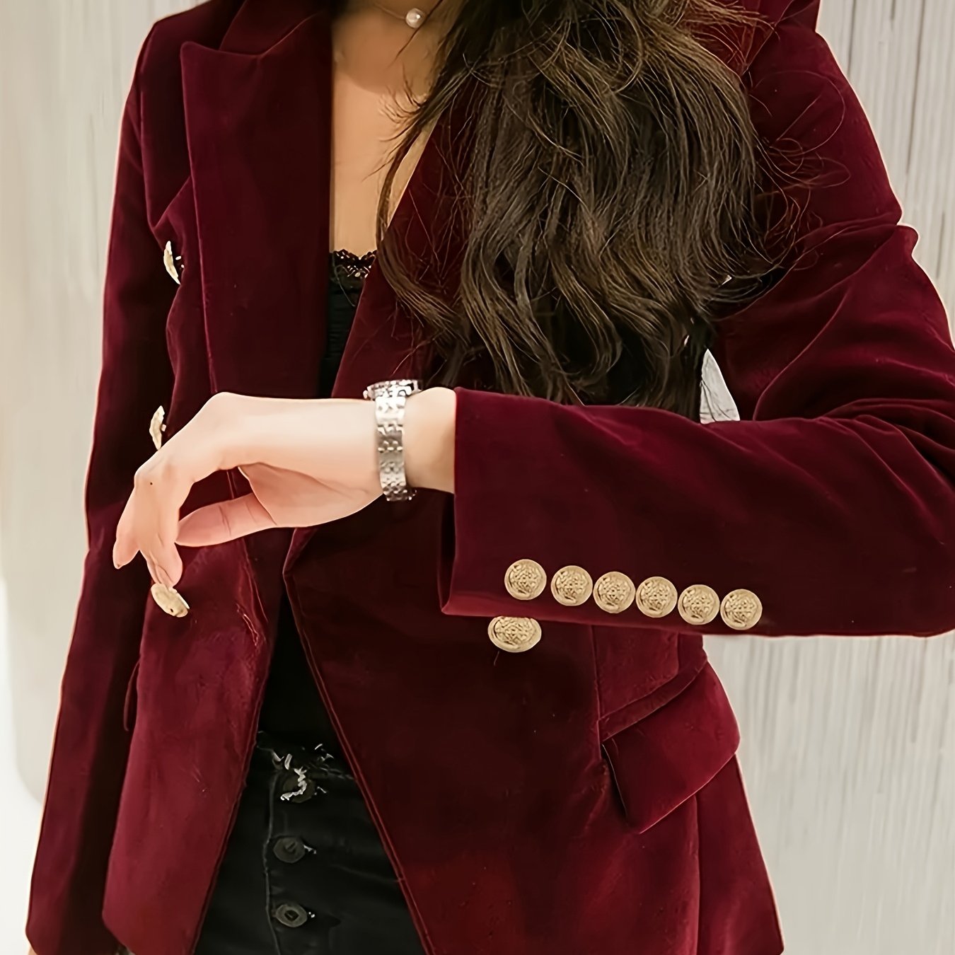 Womens Velvet Jacket