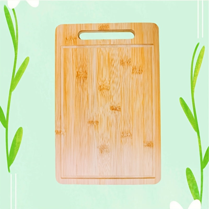 Bestselling Extra-Large Bamboo Cutting Board: Strong, Easy-to-Hold Kitchen Chopping Block with Juice Groove for Food Prep - Ideal for Holidays and Daily Cooking