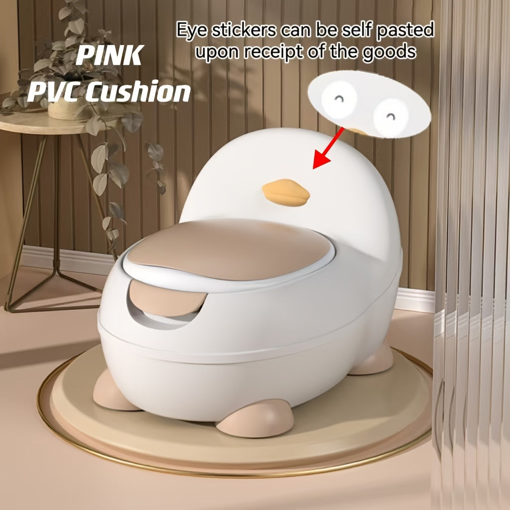 Duck-Shaped Potty Training Toilet for Kids - Portable, Easy to Clean, Available in Pink or Blue, Potty Training Seat for Young Children