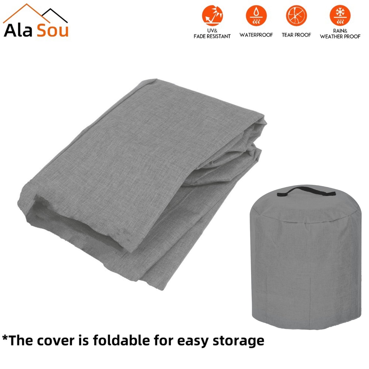 Protective Appliance Cover - AlaSou Heavy-Duty Oxford Fabric Dust Cover for Electric Pressure Cookers, Air Fryers, and More - Waterproof with Storage Pocket and Handle - Compatible with Various Appliances - Perfect for Kitchen, RV, and Home Use