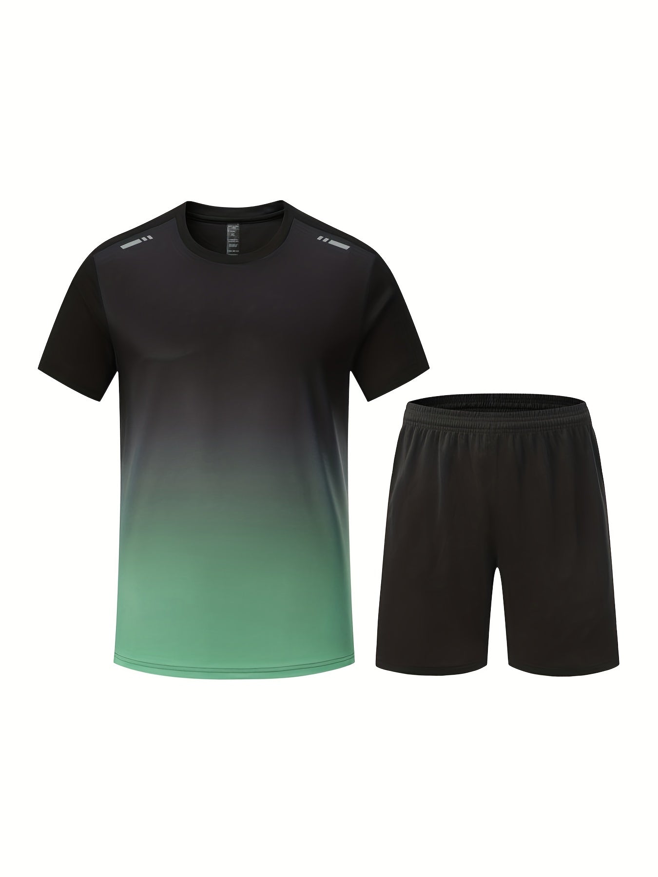 Breathable running and fitness sportswear for men, including quick-dry short-sleeve shirt, basketball gear, and summer tank top.