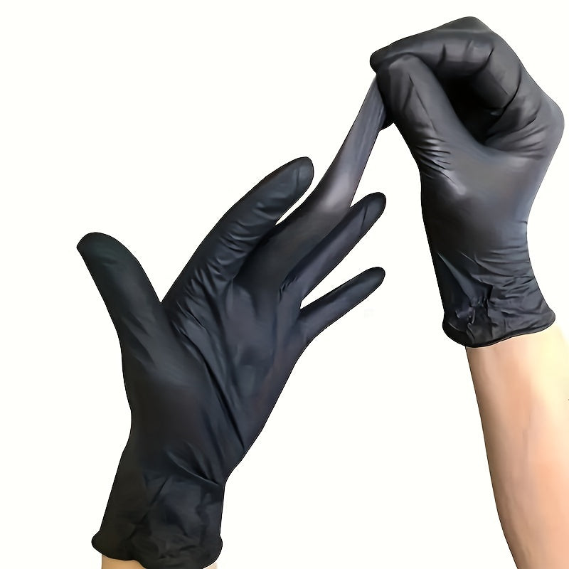 Get 20 pieces of high-quality, heavy-duty nitrile disposable gloves that are lead-free, PVC-free, and waterproof. Perfect for household cleaning, kitchen tasks, tattoo artists, pet grooming, salon services, outdoor activities, and furniture use.