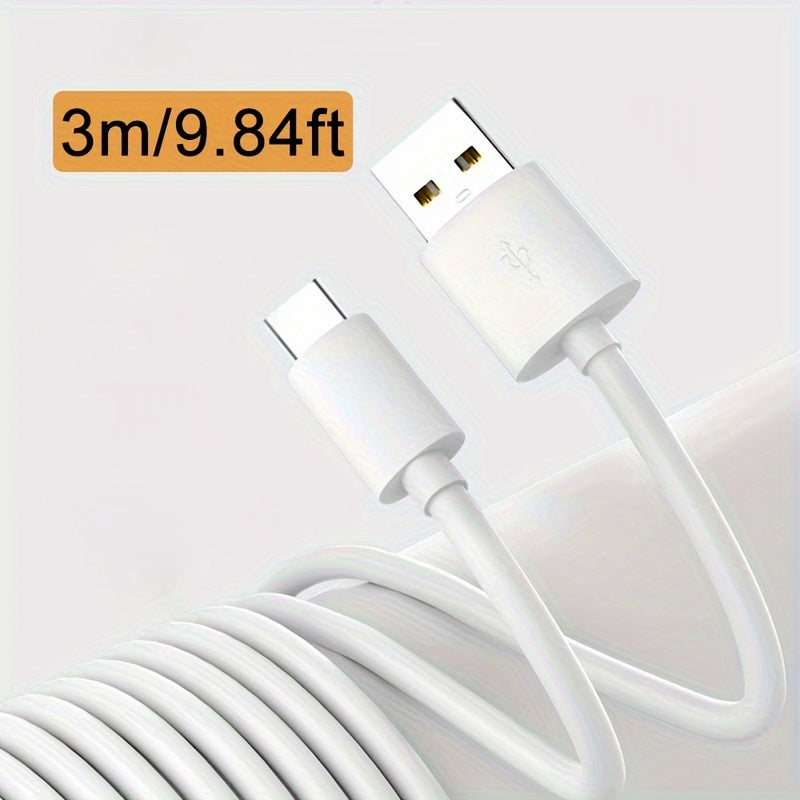 66W 6A Quick Charge USB-C Cable for Xiaomi, OPPO, Kindle, and Driving Recorders. Male to male, fabric flat cable with matte finish. Supports USB charging, data sync, and 50-80W power.