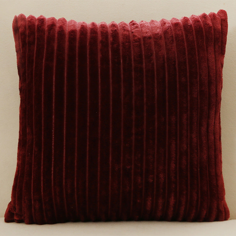 New Year/Christmas Decorative Corduroy Pillow Cover, 17x17 Inch, Perfect for Party/Home Decor