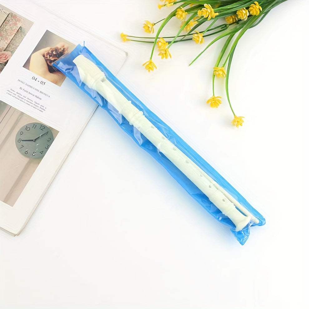 1pc Plastic Flute with 8 holes, versatile music equipment for educational purposes. Comes in multiple colors. Eid Al-Adha Mubarak!