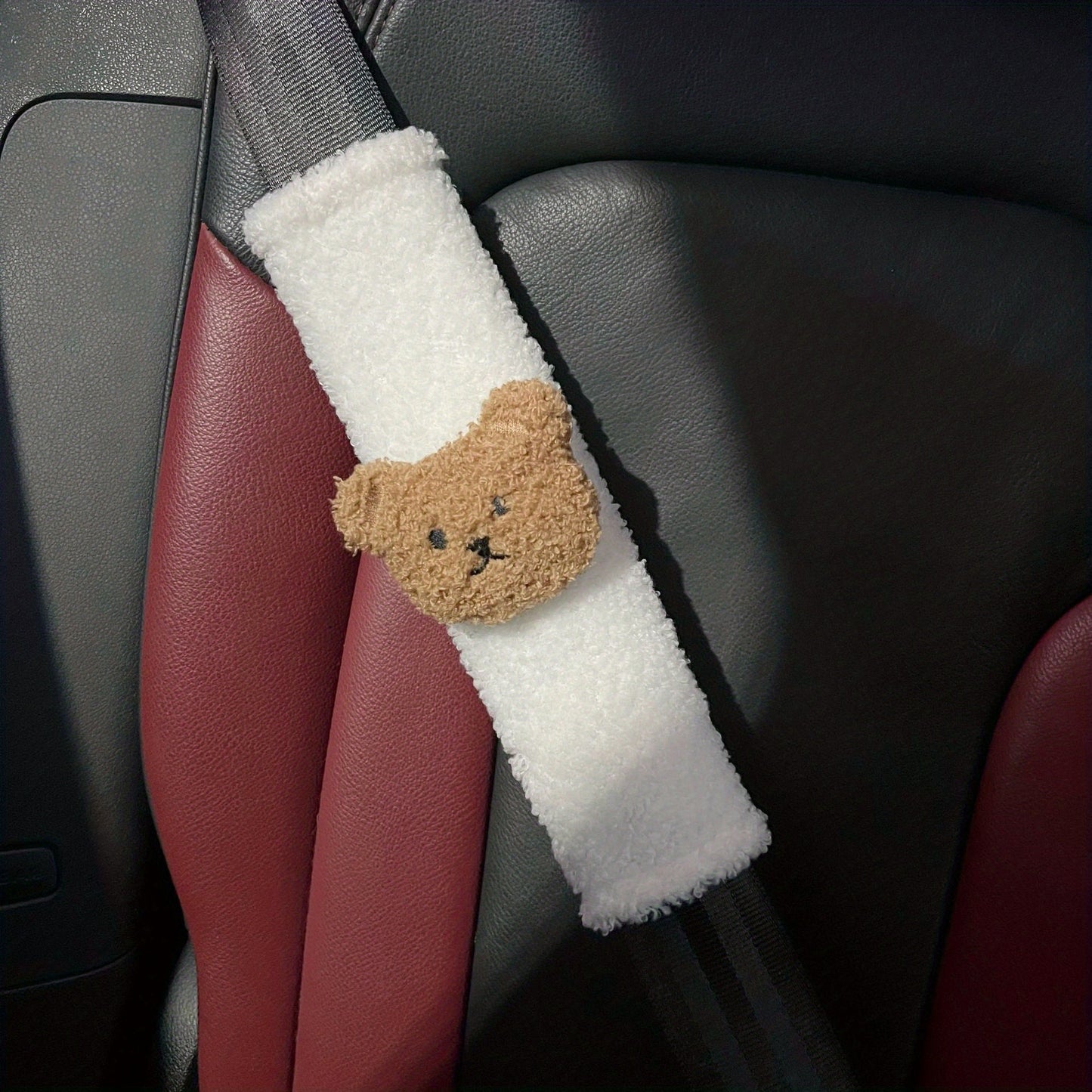 Adorable Car Decorations: Seat Belt Shoulder Cover, Winter Neck Protector, Festive Gift for Christmas, Halloween, and Thanksgiving Day