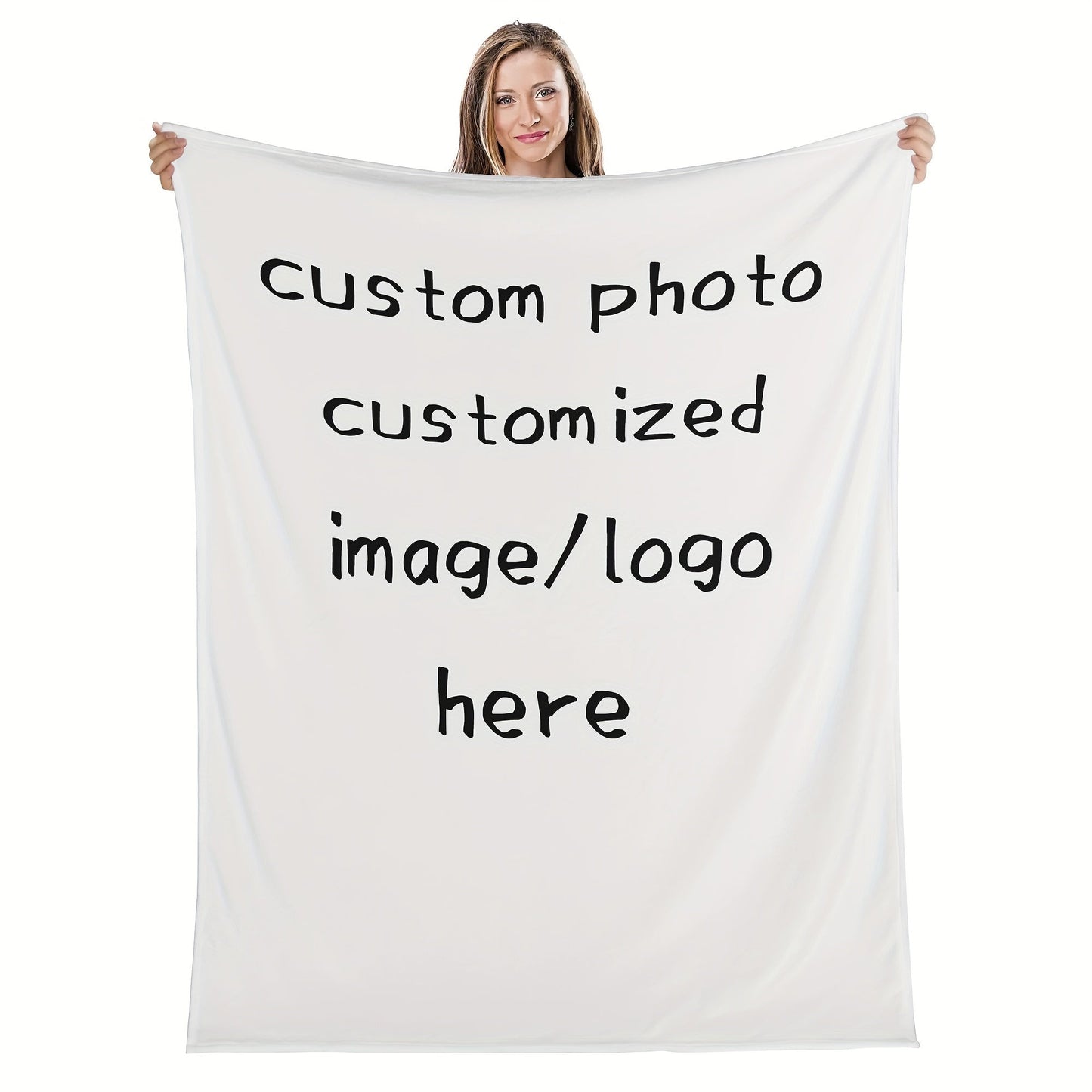 Personalized Wedding Anniversary Throw Blanket - Ideal Present for Spouse, Partner, Significant Other - Size: 127.0x152.4cm - Customized Photo Blanket - Easy to Clean - Made of Soft Flannel - Suitable for Ages 14+