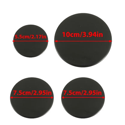 Set of 4 SABAF Gas Stove Burner Covers, Oven Gas Stove Crown Flame Cap Cover for Kitchen, Compatible with Most Metal Stove Burners