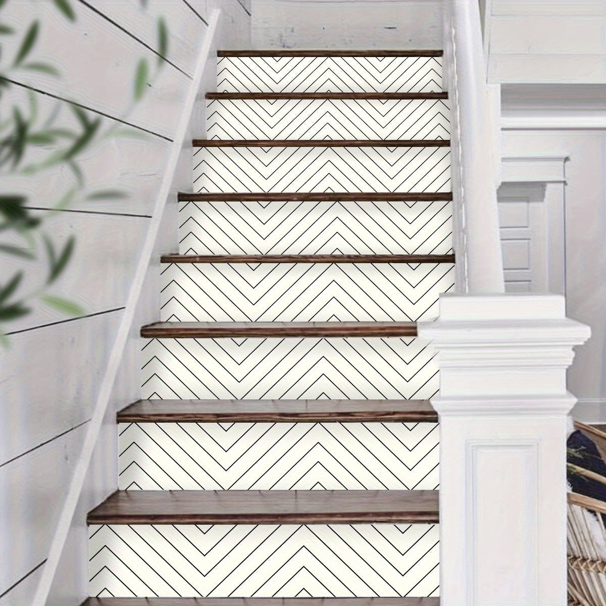 Upgrade your home with our Easy-Apply Geometric & Minimalist Stair Decals. Made from self-adhesive PVC, these decals leave no residue behind and are perfect for decorating your home's bedroom, living room floors, and stairs. Each decal measures