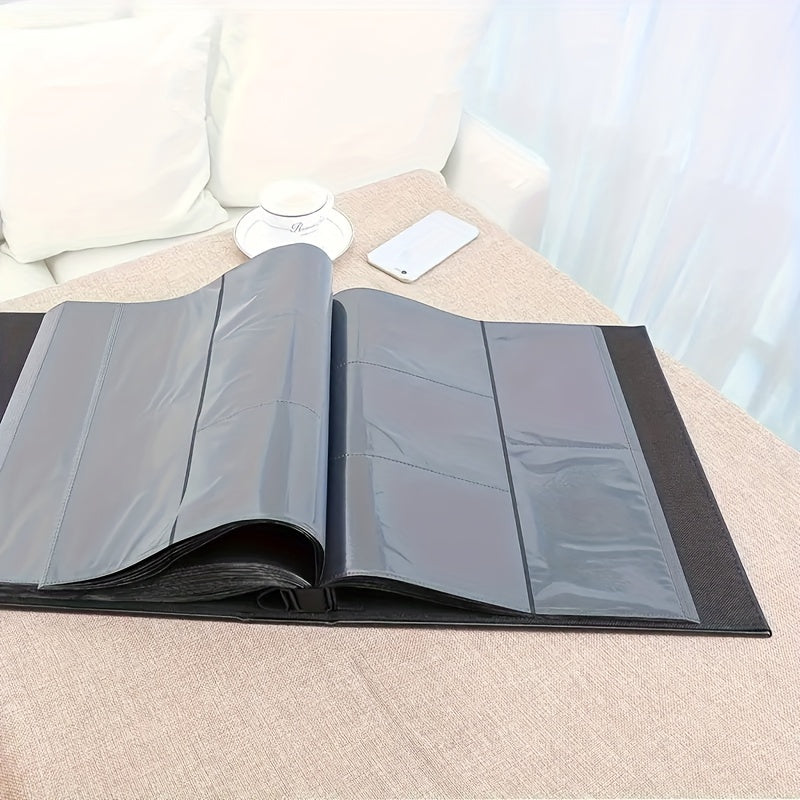 This faux leather photo album has a super large capacity for holding 500 horizontal and vertical 4x6 photos. It is perfect for capturing family anniversaries, weddings, travel memories, couple growth milestones, birthday parties, Halloween, Christmas