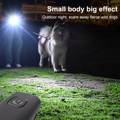 YNF Automatic Ultrasonic Dog Barking Repellent Device with Instant Stop, Rechargeable Lithium Polymer Battery, Dual Power Mode USB/Battery, Operating Voltage ≤36V, Batteries Included