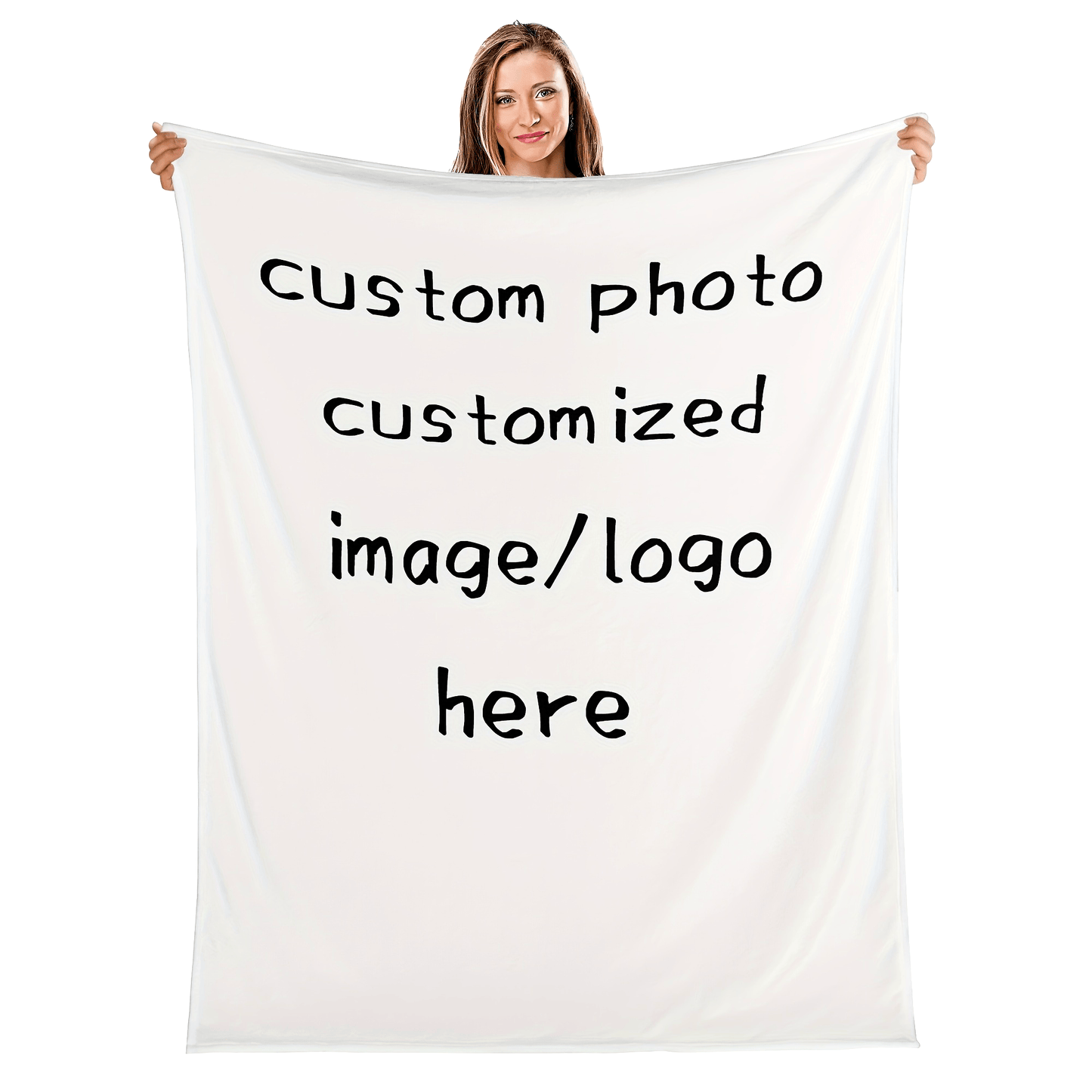 Personalized Wedding Anniversary Throw Blanket - Ideal Present for Spouse, Partner, Significant Other - Size: 127.0x152.4cm - Customized Photo Blanket - Easy to Clean - Made of Soft Flannel - Suitable for Ages 14+