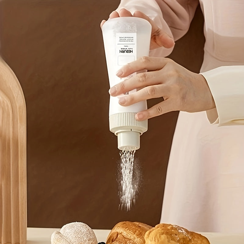 Powder sprinkler bottle set, sugar shaker, coffee sprinkler, DIY baking bottle, sauce squeeze bottle - 350ml/11.84oz