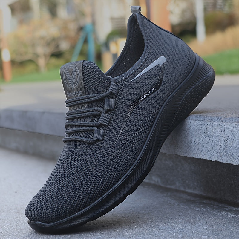 Sturdy, breathable sneakers for outdoor jogging - men's training shoes