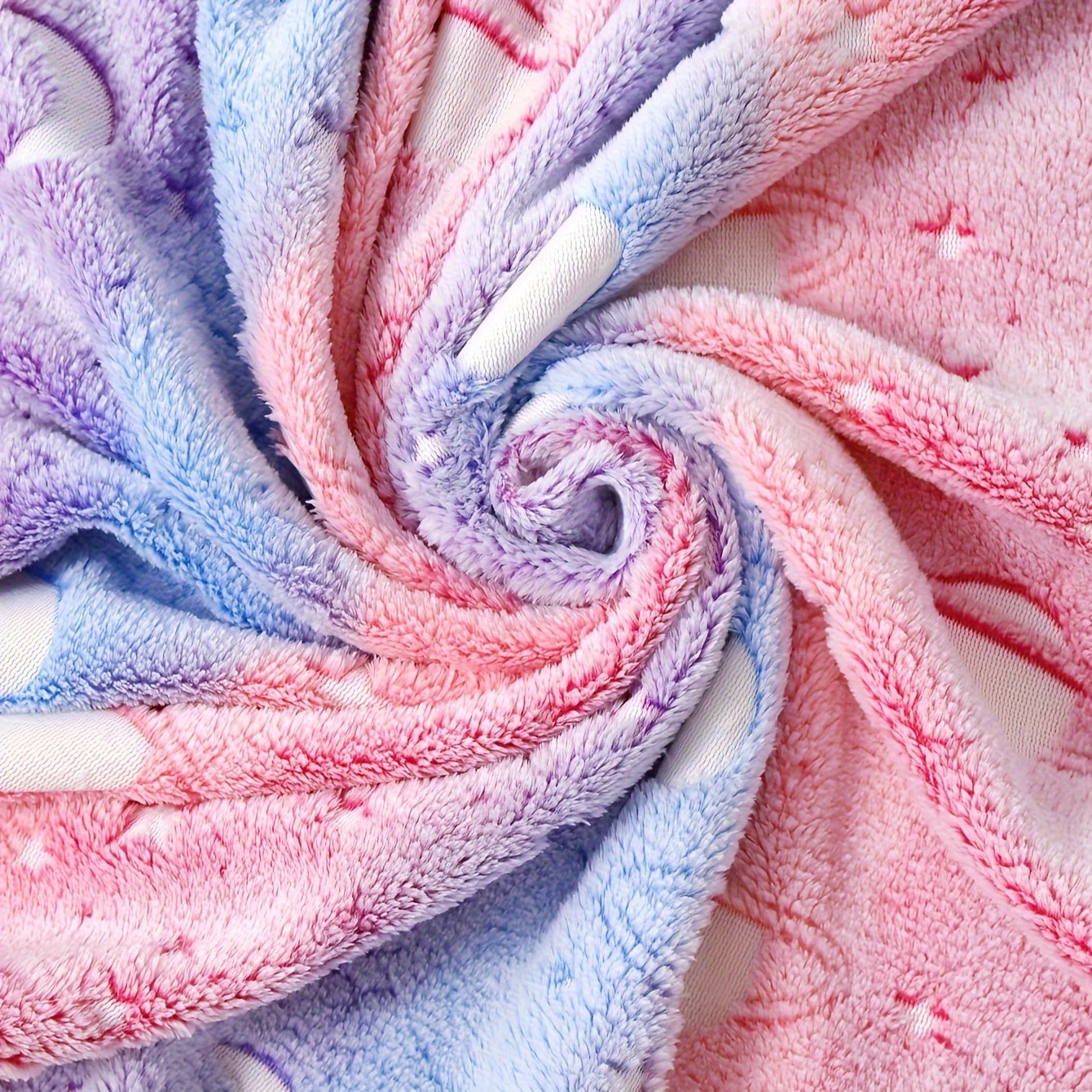 Cuddle up with this adorable plush blanket that is soft and gentle on your skin.