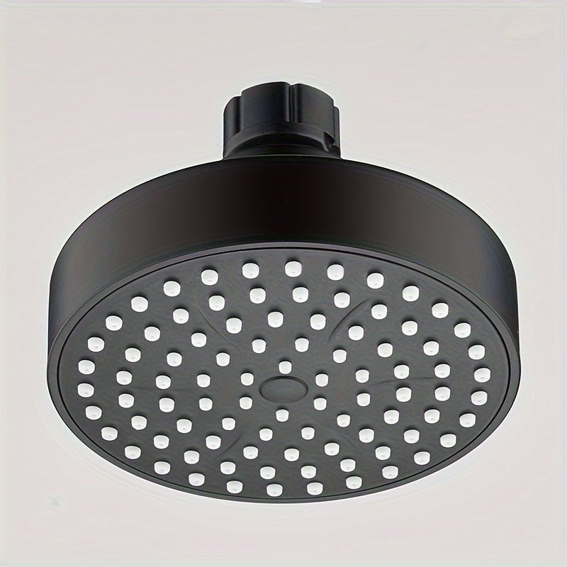 1pc High-Pressure Round Rainfall Shower Head with Painted Finish, for Rain Shower Setting, Wall & Ceiling Mount Compatible.