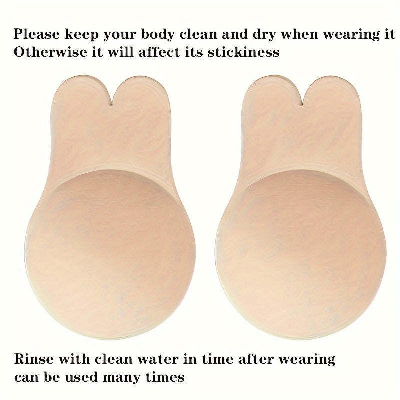 Push-up bras, silicone strapless bras, reusable breast lift tape, nipple cover pads.