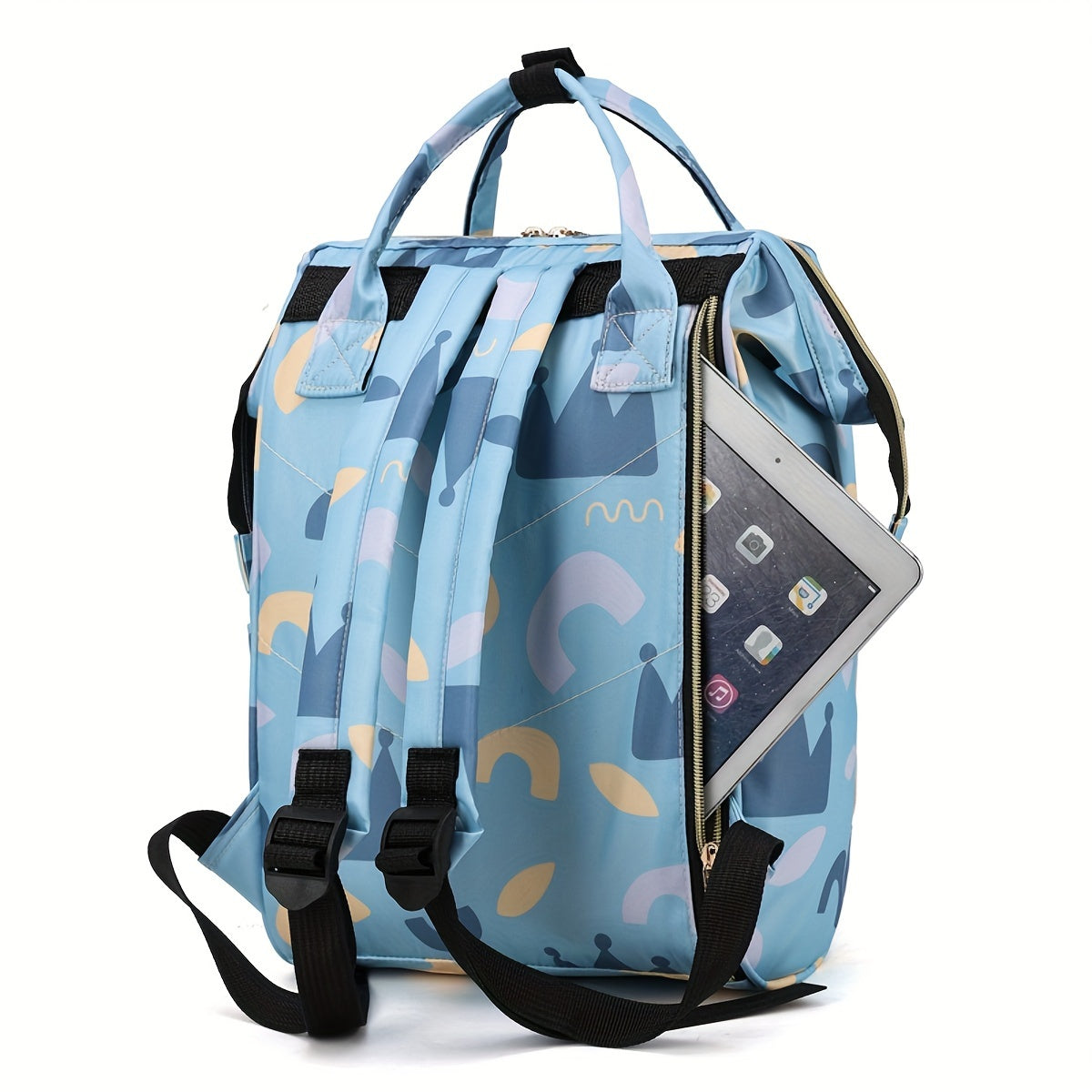 Stylish and Durable Backpack with Waterproof and Spacious Design, Ideal for Busy Moms