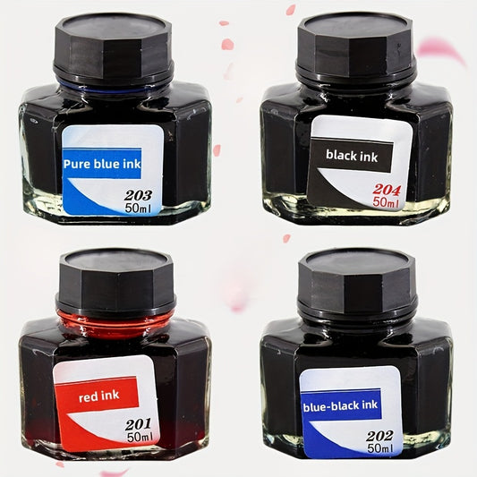 High-quality ink for smooth writing in black, blue, and red. Perfect for students and office use.