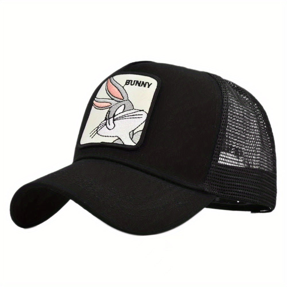 This breathable mesh baseball cap is perfect for all seasons - Spring, Summer, Autumn, and Winter. Suitable for men and women, this sports peaked cap provides outdoor sun protection with a sun visor. An ideal gift choice.