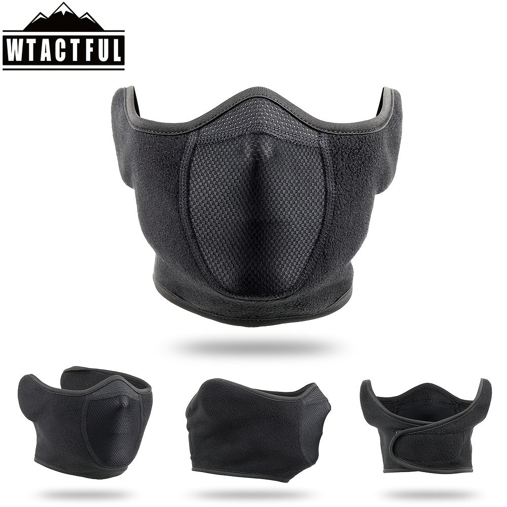 Best-Selling WTACTFUL Men's Winter Face Mask & Scarf with Ear Protection - Ideal for Skiing, Cycling, and Running