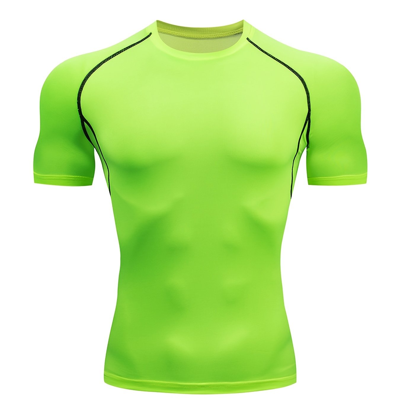 Fast-drying men's top for outdoor training - stretchy and breathable.