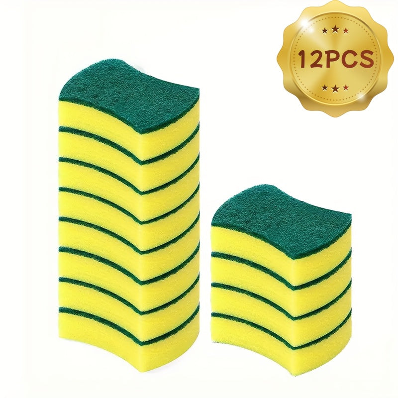 12 or 24 pieces of Kitchen Cleaning set includes: Sponges, Dish Towels, Cleaning Cloths and Anti-Scratch Scrub Sponges.