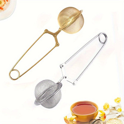 Upgrade your tea experience with our premium stainless steel tea ball featuring a convenient handle. Perfect for infusing and steeping tea to perfection.