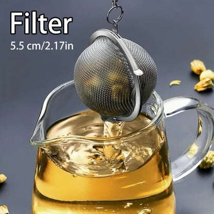 Stainless Steel Seasoning Infuser Ball- Ideal for Tea Leaf, Soup, Meat Marination - Perfect for Holiday Cooking.