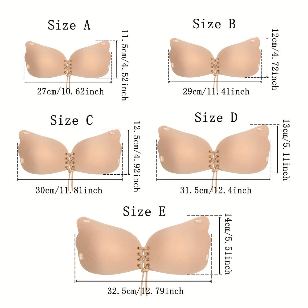 Lift and push-up bra stickers for women, discreet and seamless.