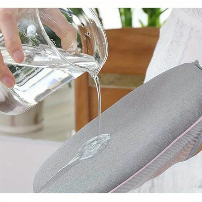 Compact Mini Handheld Ironing Board Set with Ironing Pad and Gloves - Perfect for Limited Spaces, Apartments, Dormitories, School, and On-the-Go Use