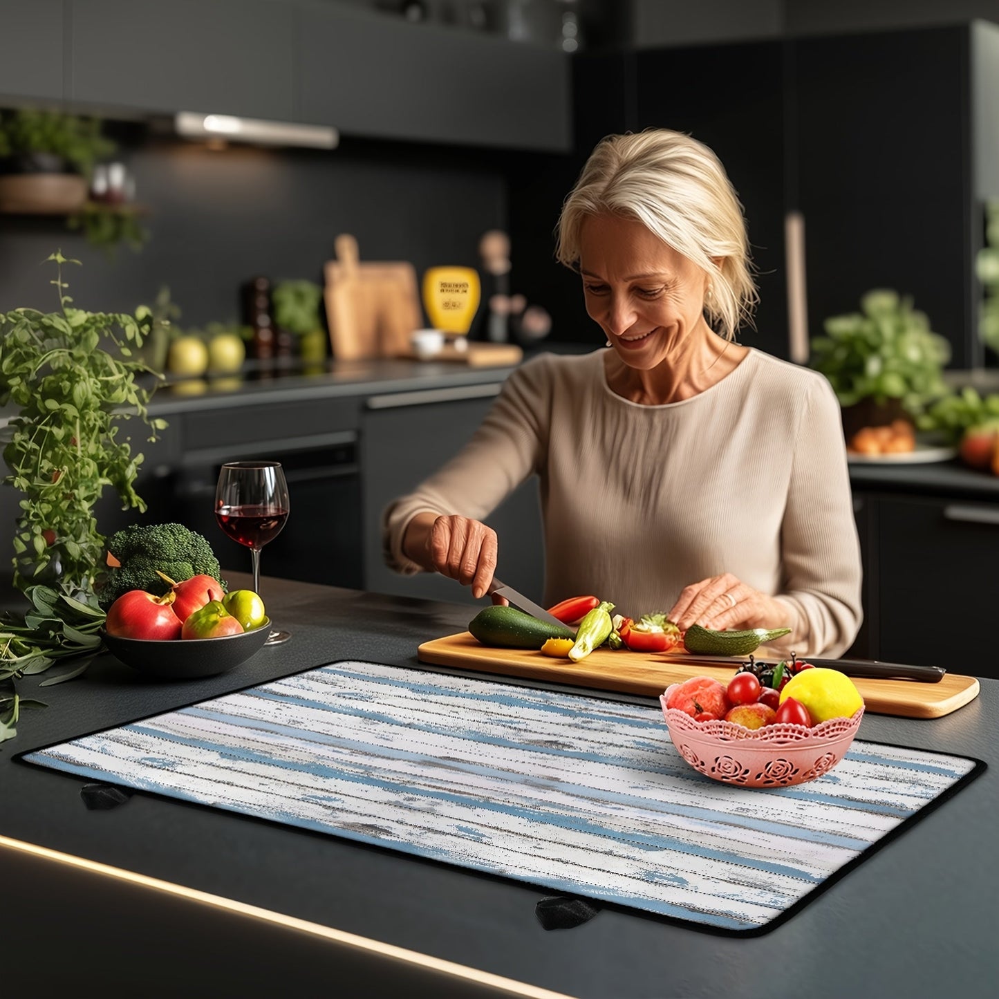 Protect your glass ceramic stovetop with this heat-resistant and non-slip cover. It also doubles as a rubber protective mat, scratch-proof ironing pad, coffee mat, and provides extra countertop space for your kitchen stove or induction cooker. This