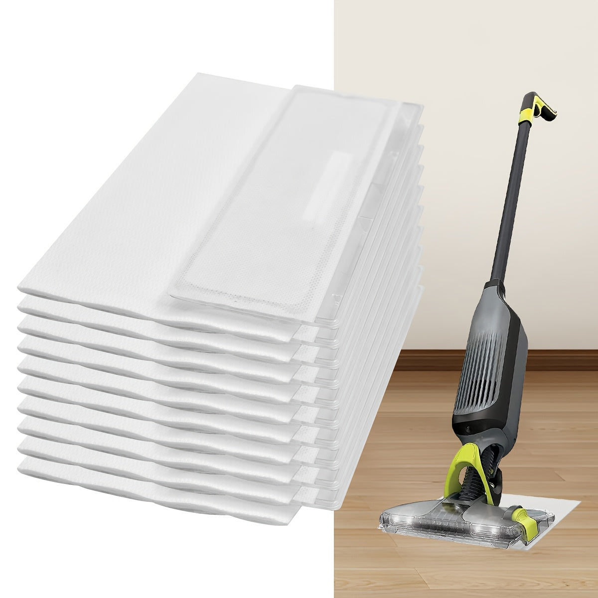 20pcs Disposable Shark Steam Mop Replacement Pads with New Style Design Compatible with Shark VACMOP VM190 VM190 VM200 VM250 VM251 VM252 - Easy to Assemble, Deeply Clean Dust, Convenient for Kitchen Floor Tile Cleaning - Includes Cleaning Accessories