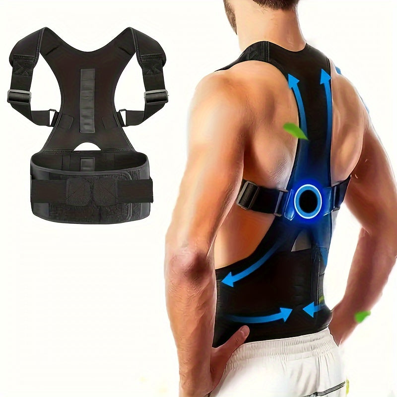 Order a larger size for the Magnetic Lumbar Back Support Belt to support the lower and upper back of men and women.