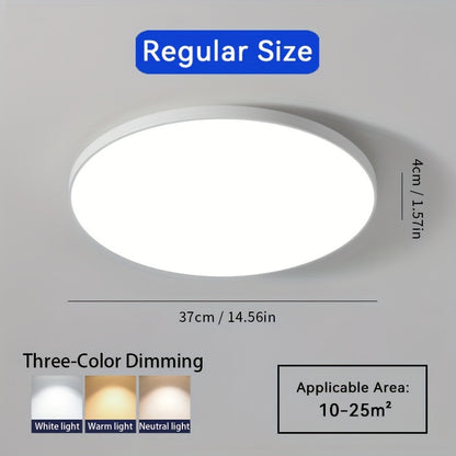 36.83cm ultra-thin dimmable LED ceiling light in black/white/golden for various rooms.