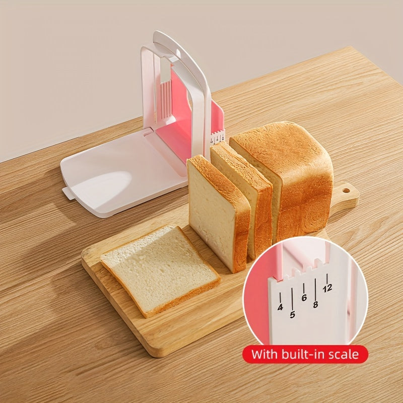 Simple Slice Bread Cutter - Convenient Toast Slicer, Manual Operation, Suitable for Home & Restaurant Settings