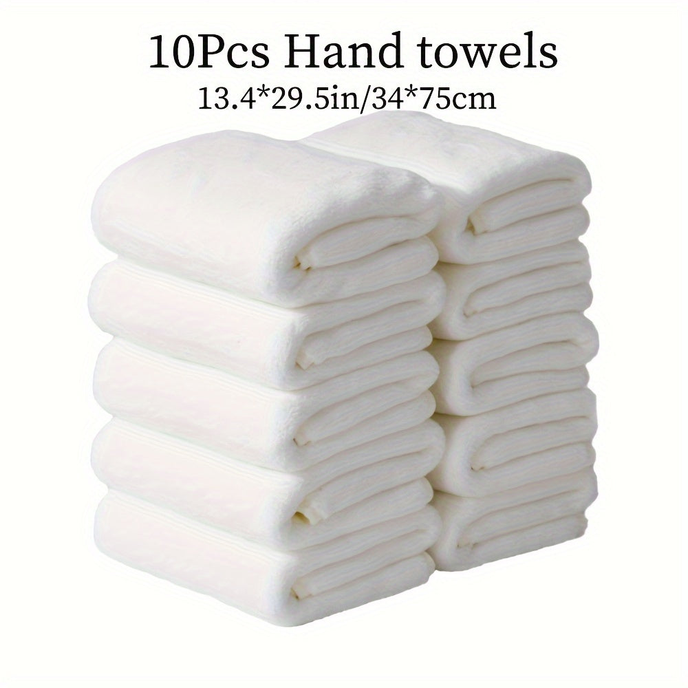 Soft and comfortable microfiber hand towel set with good water absorption, suitable for family, shower, fitness, and sauna. Available in multi-color options.