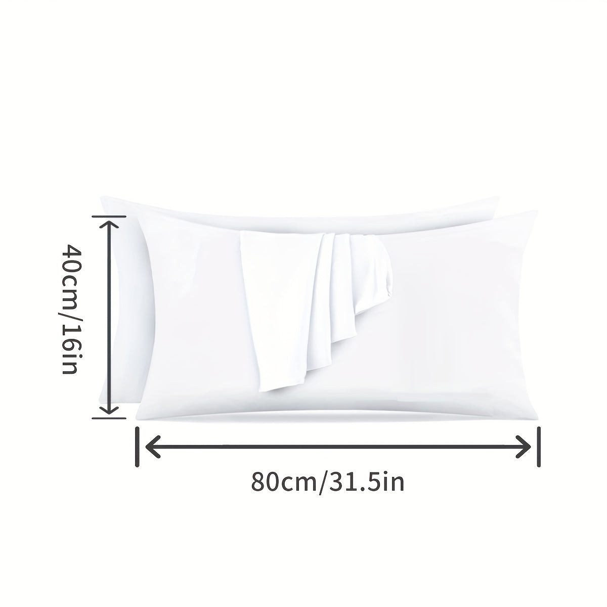 This pillow protector cover is made of 100% polyester knitted fabric that is waterproof and ultra-soft. The thick white pillowcase is breathable and machine washable with a zipper closure. It is water-resistant and features active printing, weighing 110g