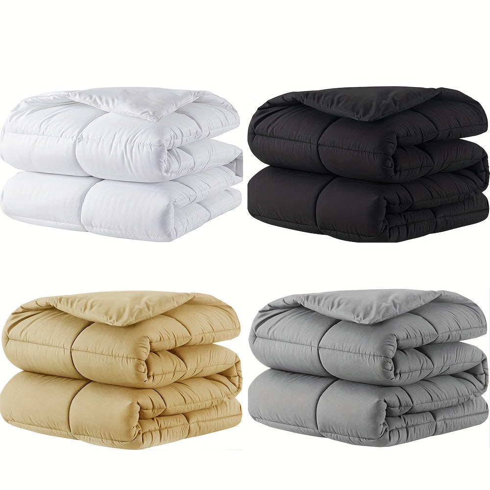 1pc Quilted Comforter Duvet Insert with Polyester Filling