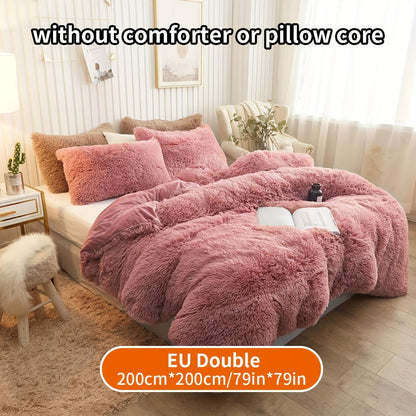 Set of 3 Bedding Pieces, Pink Polyester Material, Suitable for All Seasons, Bedroom Decor Accessories