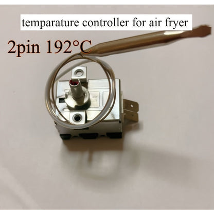 Thermostat for Electric Fryer Oven with 192° Temperature Limit and Ceramic Base, Ideal for Kitchen Appliances - Suitable for Non-Food Contact Use, Electric Pancake Protector