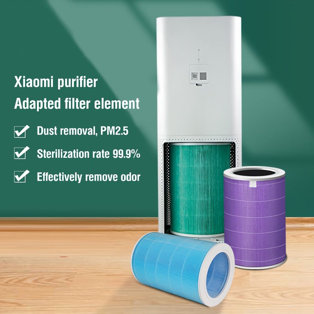 1pc True HEPA Replacement Filter with Activated Carbon for Xiaomi Mi Mijia Air Purifier models 1, 2, 2C, 2H, 3, 3C, 3H, Pro.