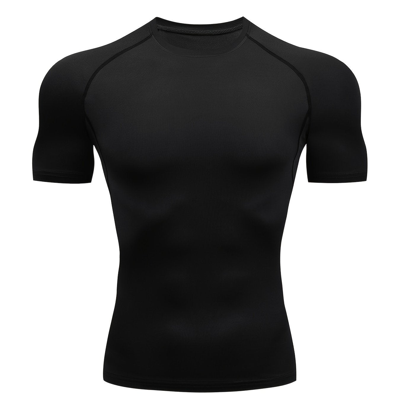 Fast-drying men's top for outdoor training - stretchy and breathable.