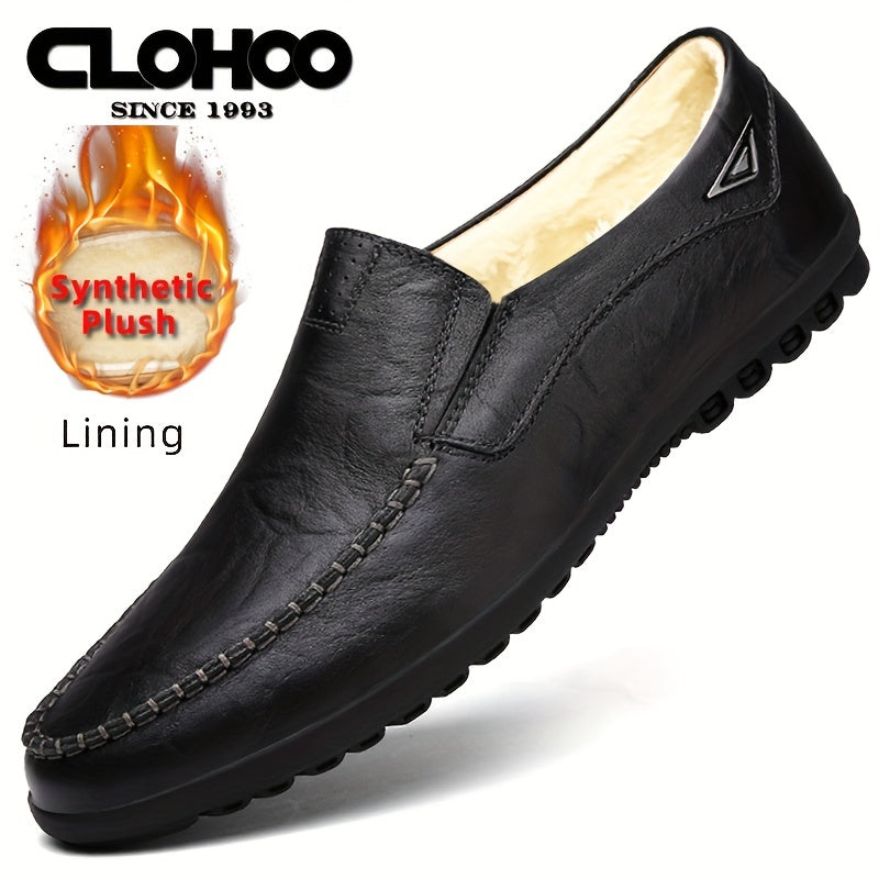 CLOHOO Men's Handmade Loafers in Assorted Colors