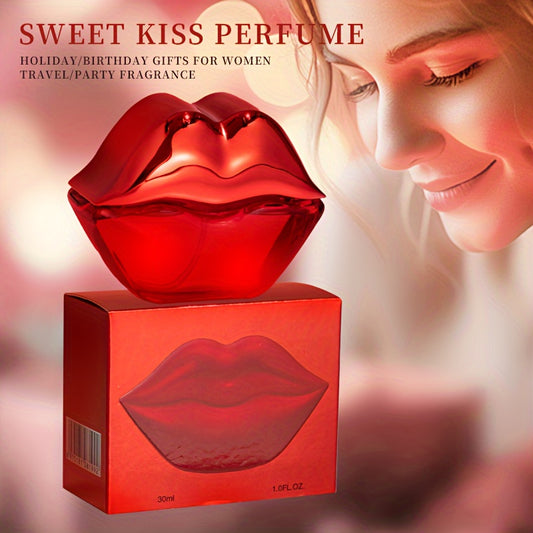 30ml Sweet Kiss Perfume for Women, Elegant Floral Scent, Alcohol-Fee, Formaldehyde-Free, Ideal for Gifting and Daily Use.