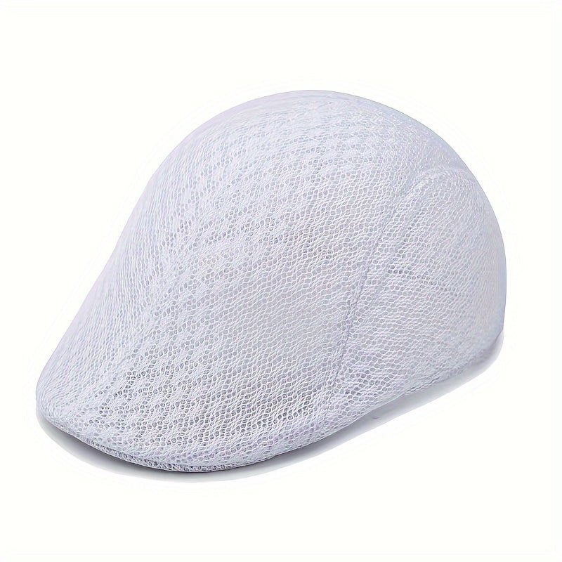 Breathable mesh cap for summer vacations, made of polyester