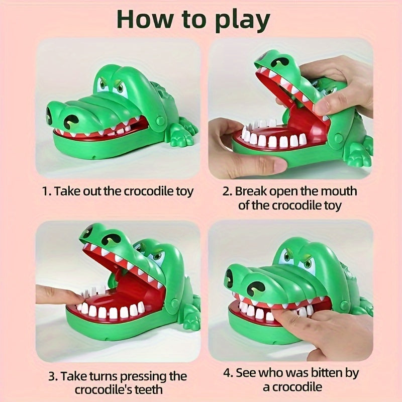 2025 Big Crocodile Dentist Game: Funny, durable plastic toy for party fun and gift-giving