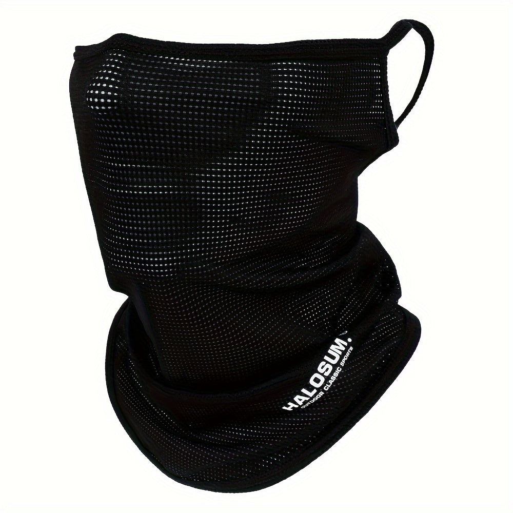 Protect your face with this breathable sun protection mask made of ice silk. Perfect for cycling and outdoor activities, this versatile neck gaiter is windproof and dustproof.