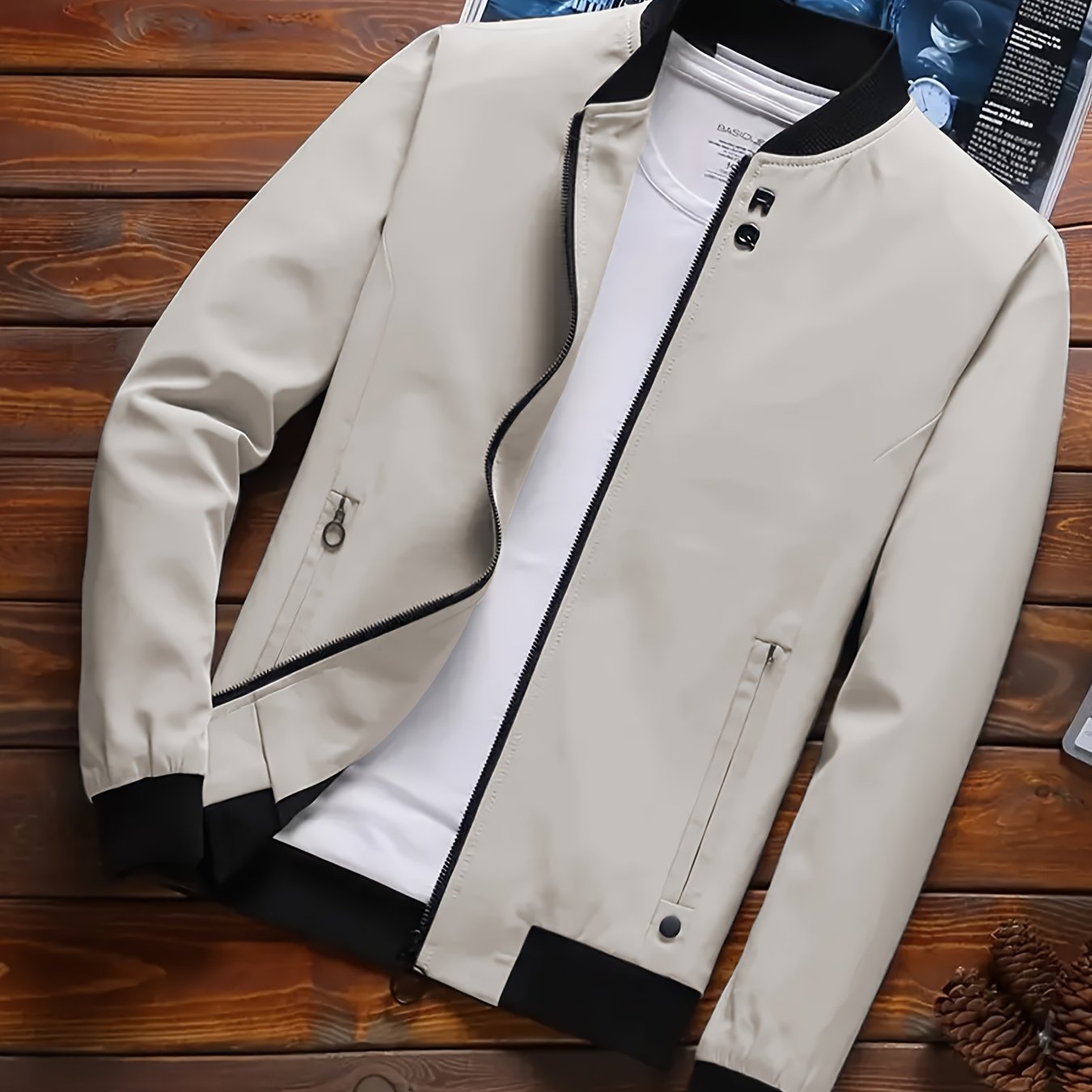 2024 Men's Fashion Casual Sports Jacket for Spring and Autumn